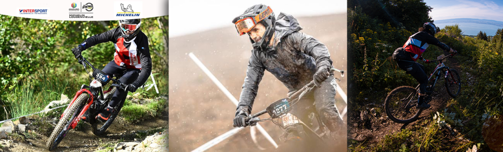 photo de frederic martinez pilote français en enduro qui roule pour Besace fabriquées en france