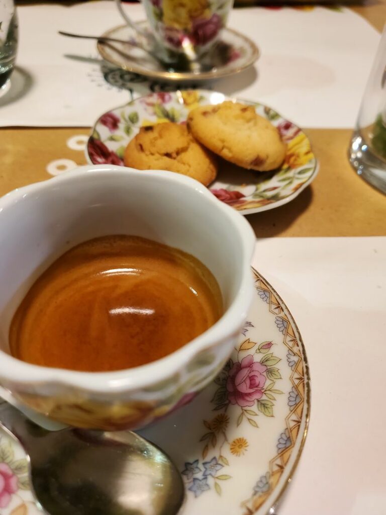 un café gateau pour le gouter